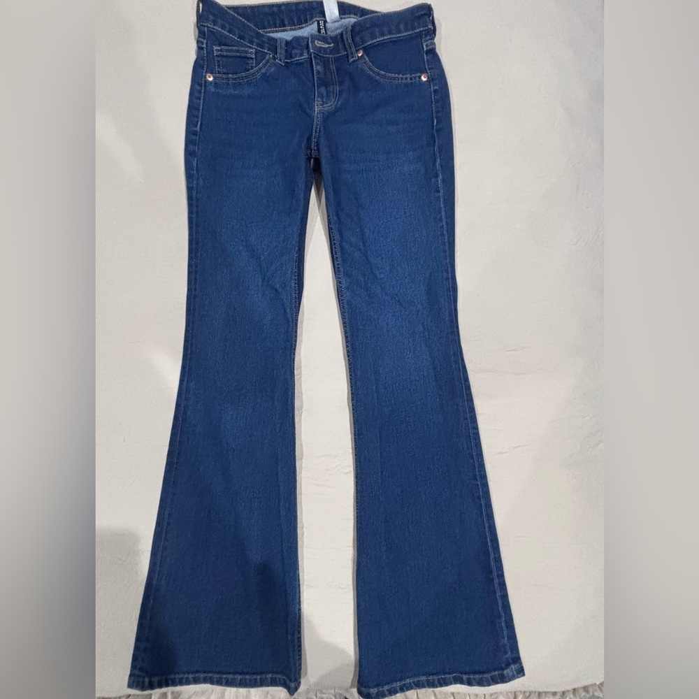 H&M Deep Blue Wide Leg Jeans